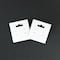 12 Packs: 75 ct. (900 total) White Paper Earring Cards by Bead Landing™